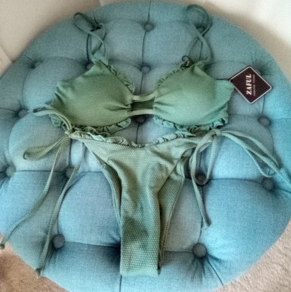 NWT Zaful Waffle Bikini